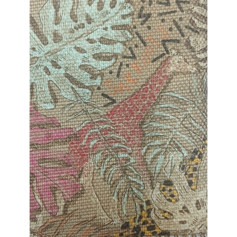 Sakroots Large Soft Bucket Artist Circle Jute /Cotton Tropical Print Boho EUC - Picture 8 of 16